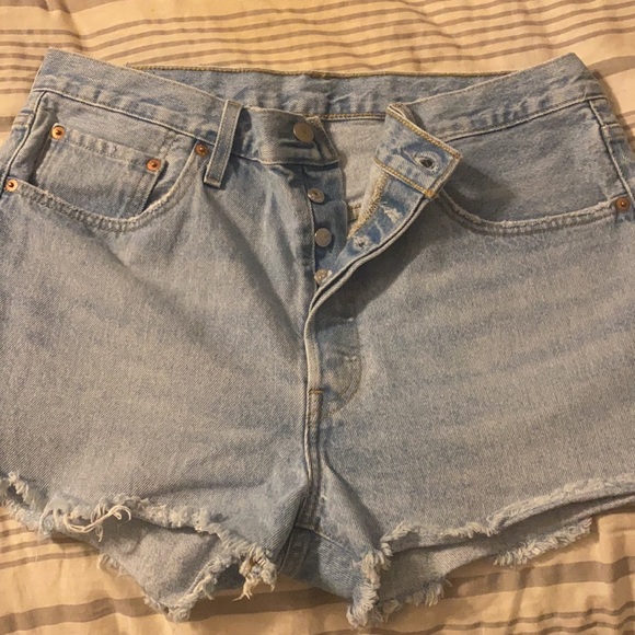 Levi's Pants - Women’s Levi’s 501 Blue Jean Shorts, Size 32, No tags, but Never Worn